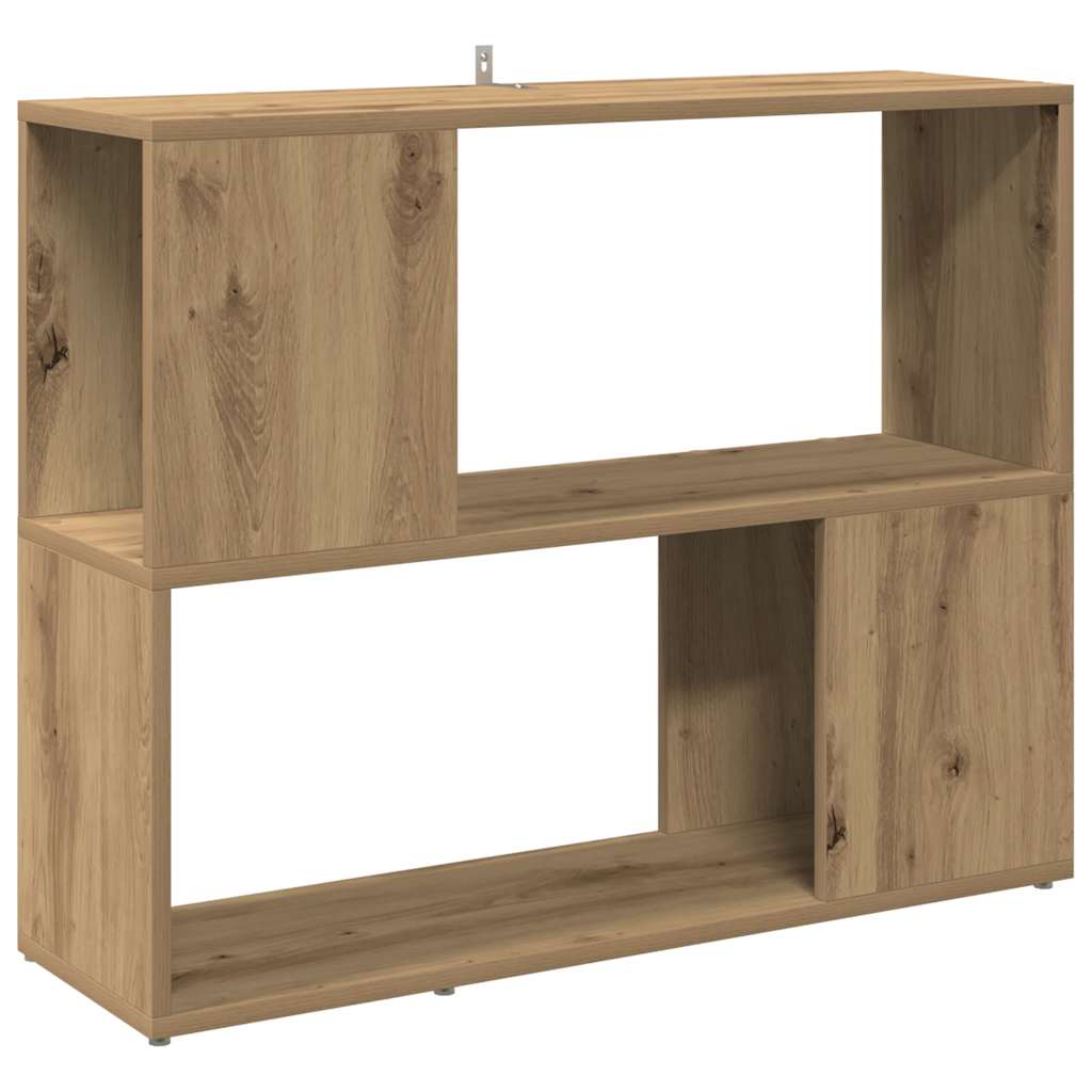 Bücherregal/Raumteiler Artisan-Eiche 80x24x63 cm