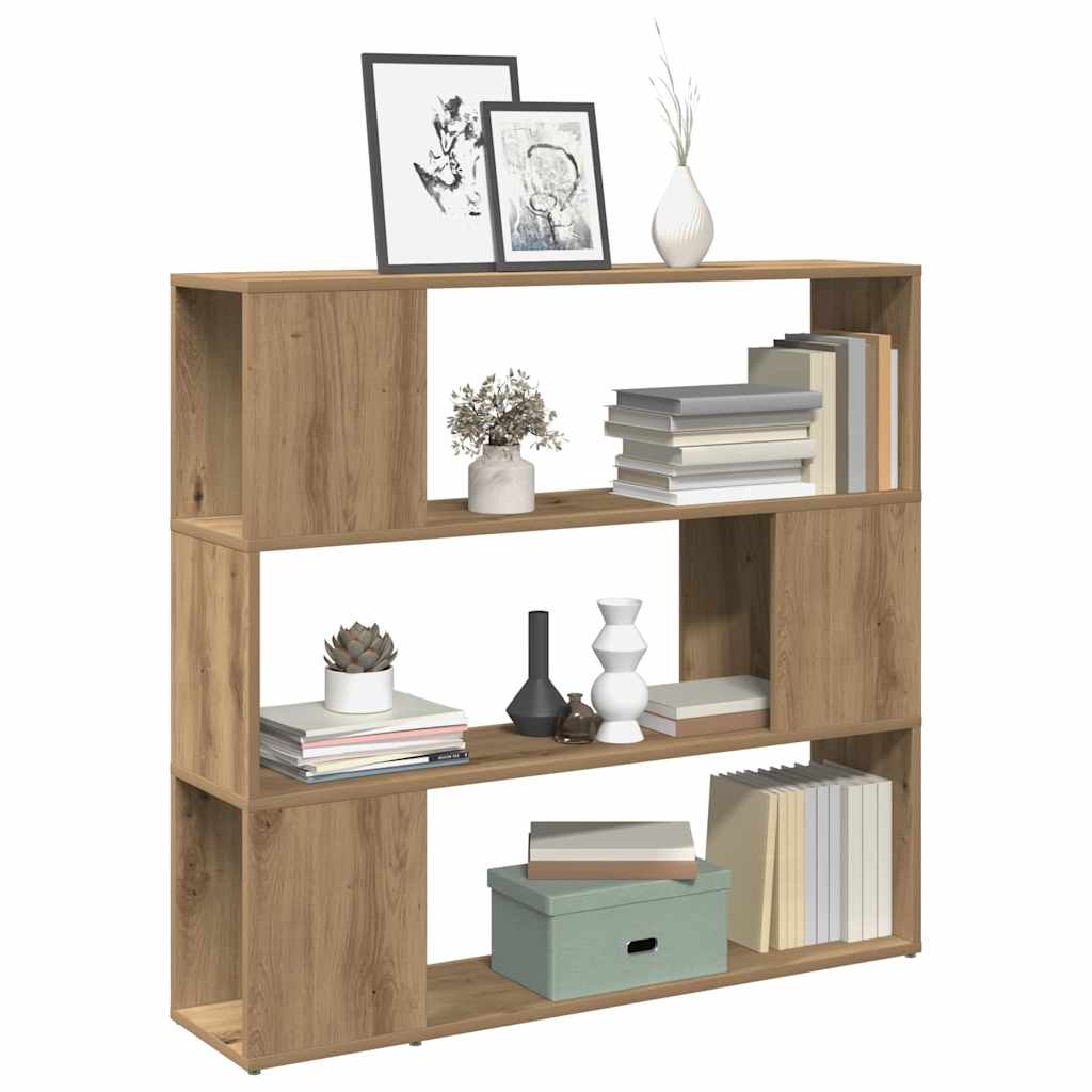 Bücherregal/Raumteiler Artisan-Eiche 100x24x94 cm