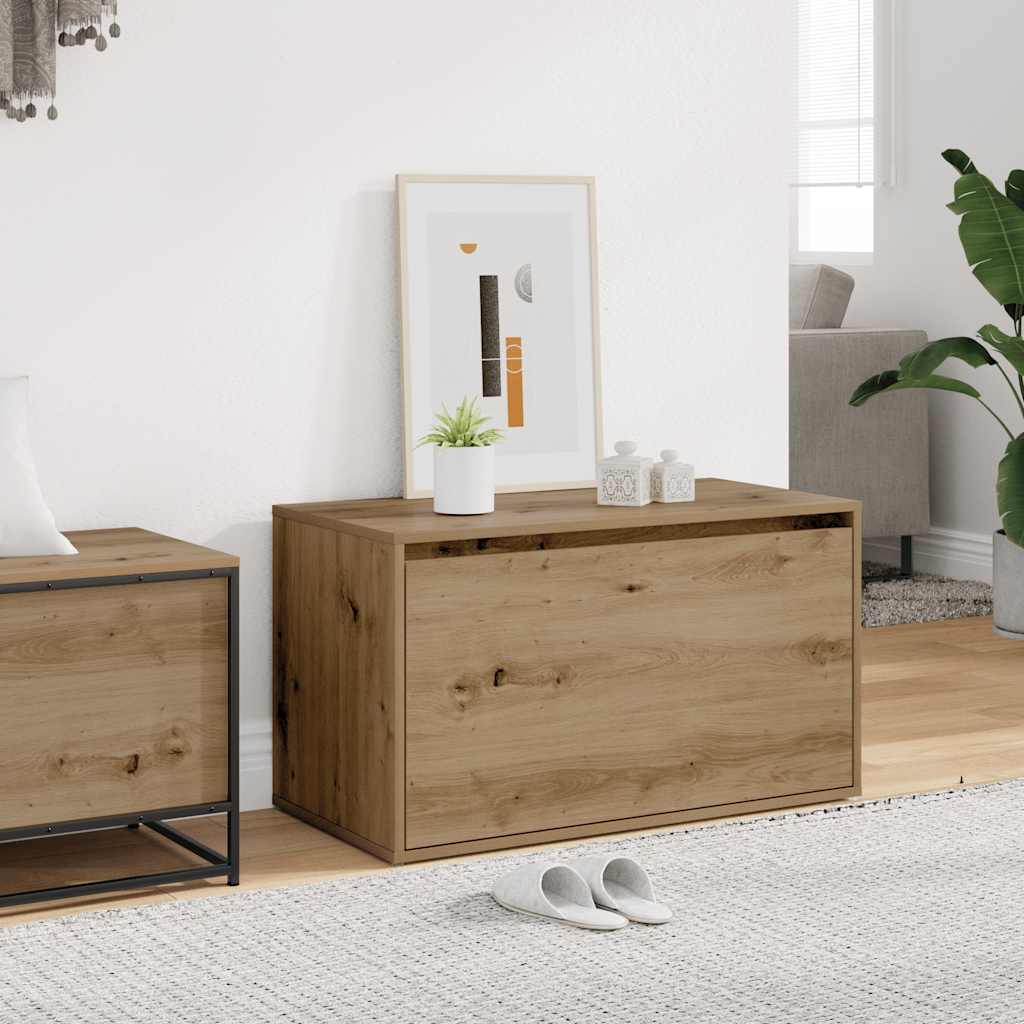 Flurbank 80x40x45 cm Artisan-Eiche Holzwerkstoff