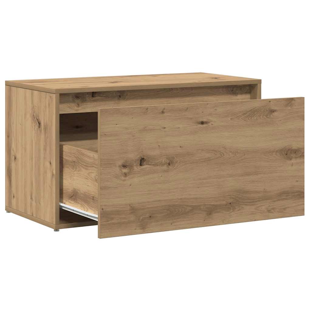 Flurbank 80x40x45 cm Artisan-Eiche Holzwerkstoff