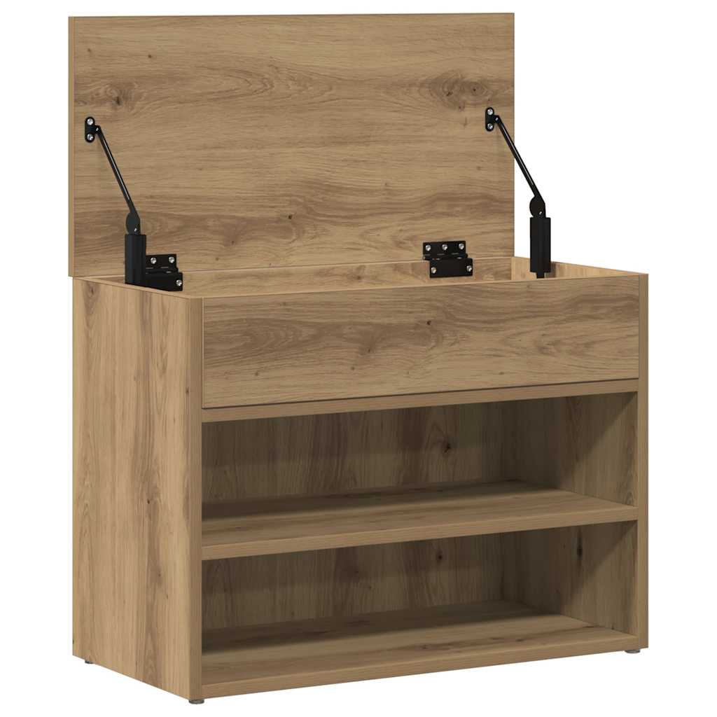Schuhbank Artisan-Eiche 60x30x45 cm Holzwerkstoff