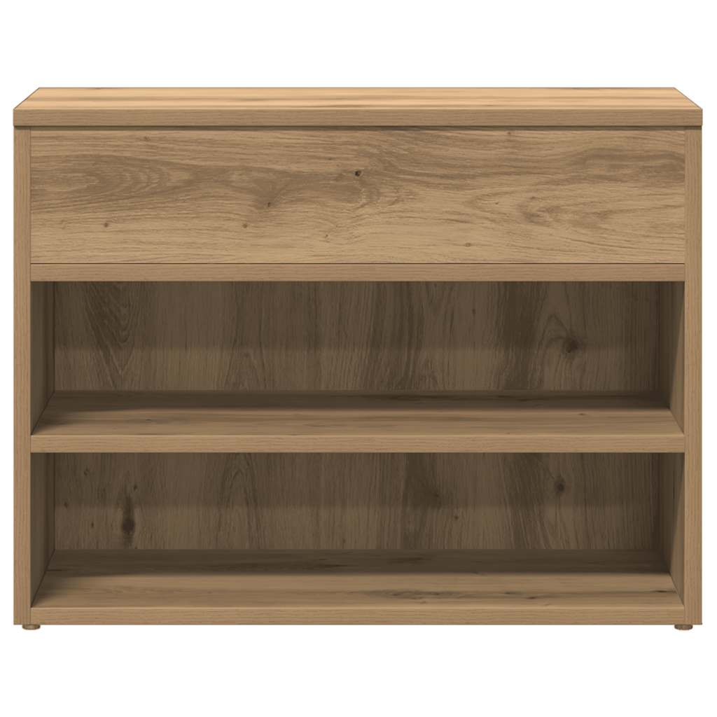 Schuhbank Artisan-Eiche 60x30x45 cm Holzwerkstoff