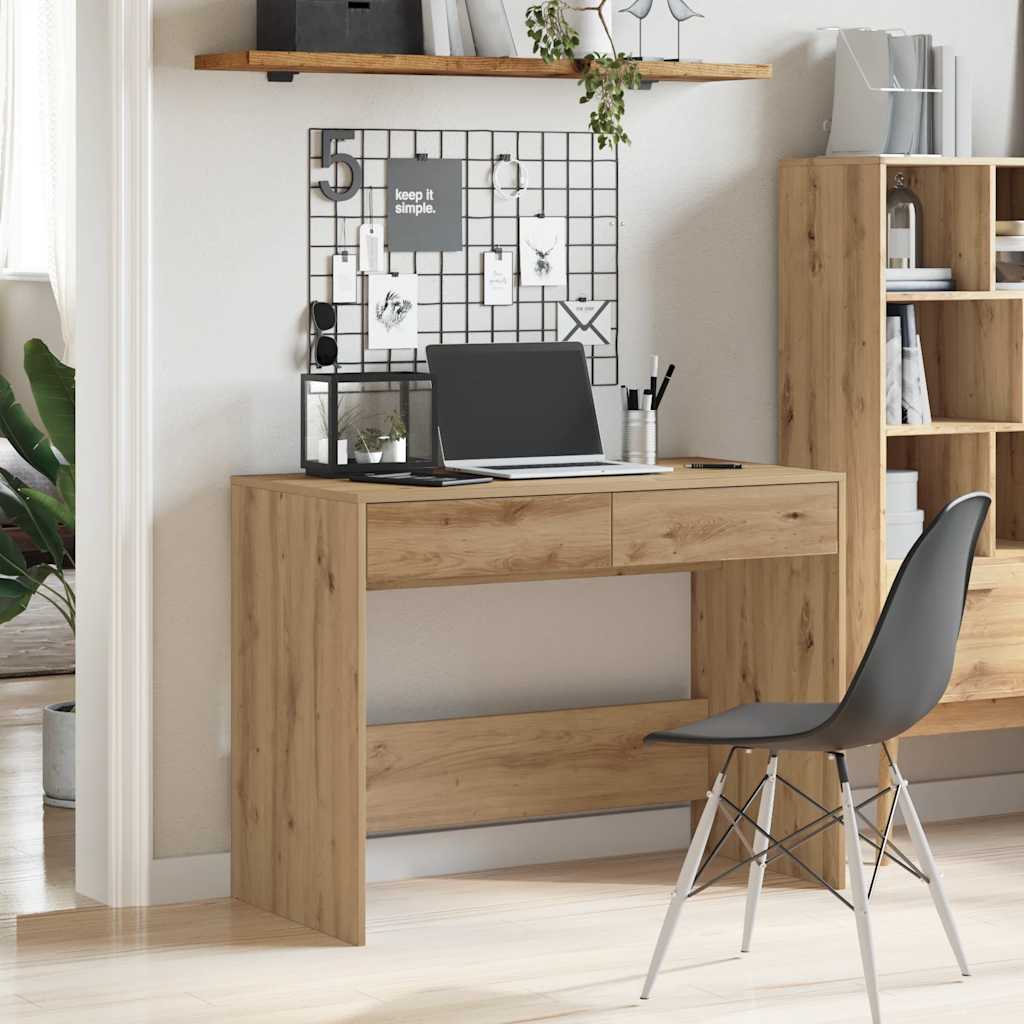 Schreibtisch Artisan-Eiche 101x50x76,5 cm Holzwerkstoff