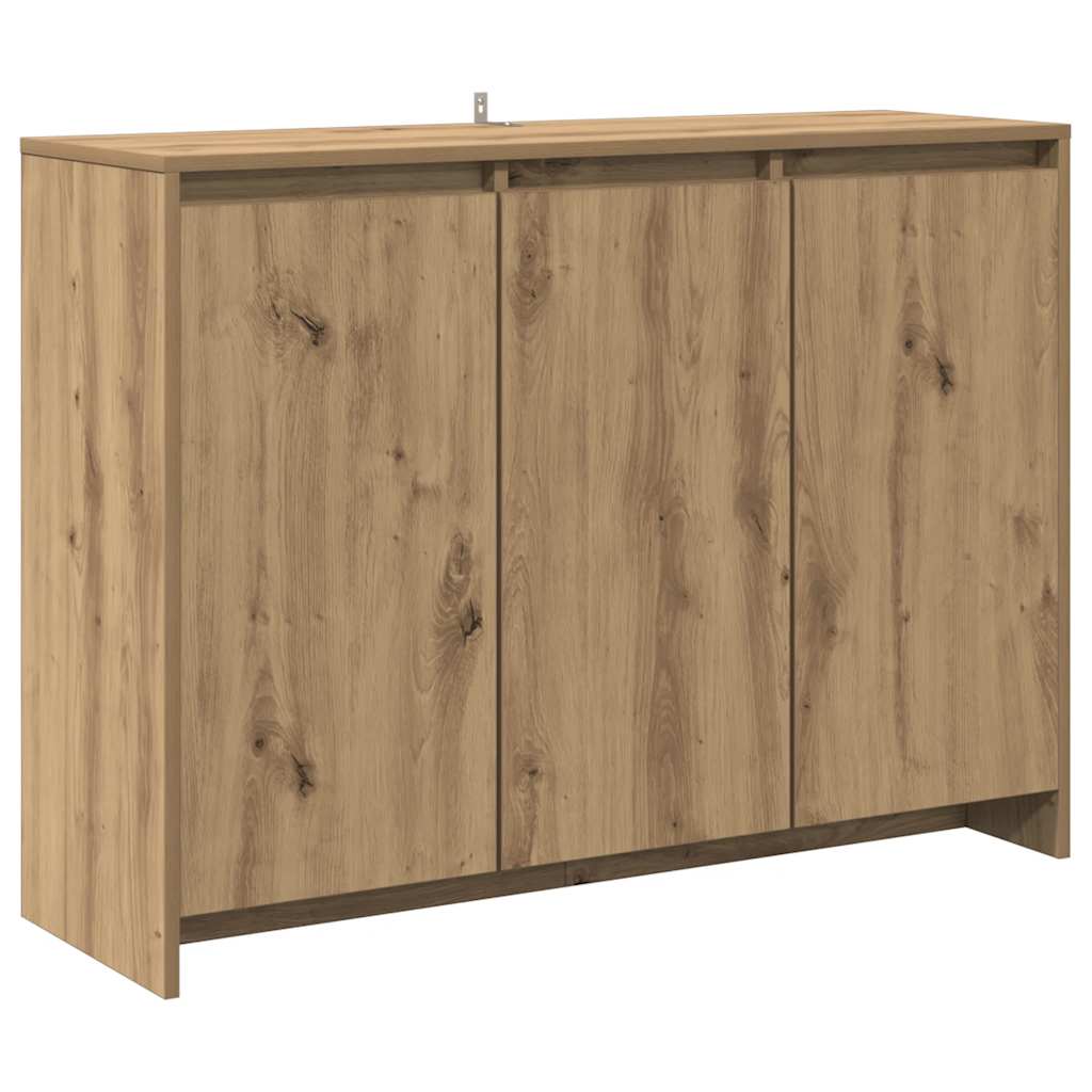 Sideboard Artisan-Eiche 102x33x75 cm Holzwerkstoff