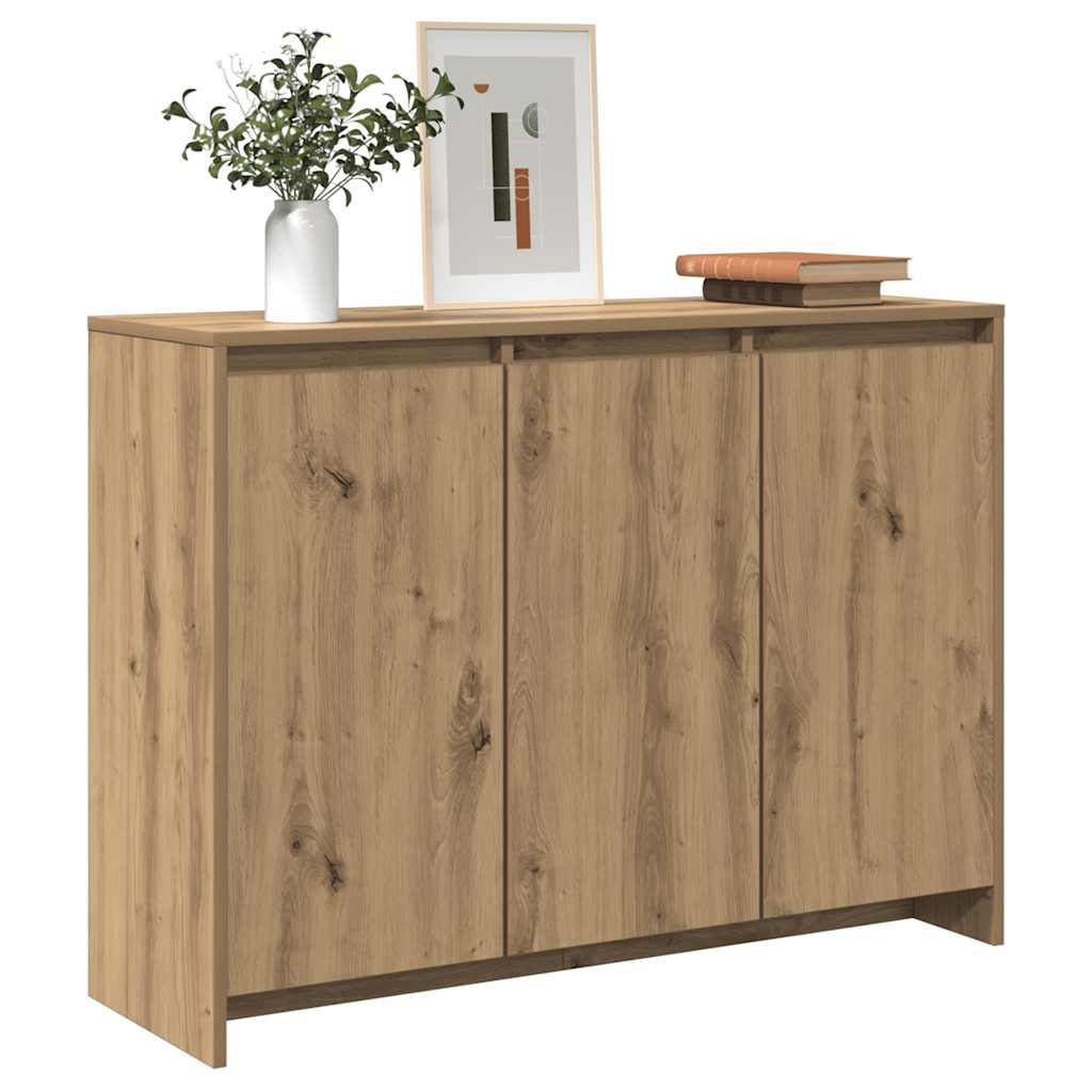 Sideboard Artisan-Eiche 102x33x75 cm Holzwerkstoff