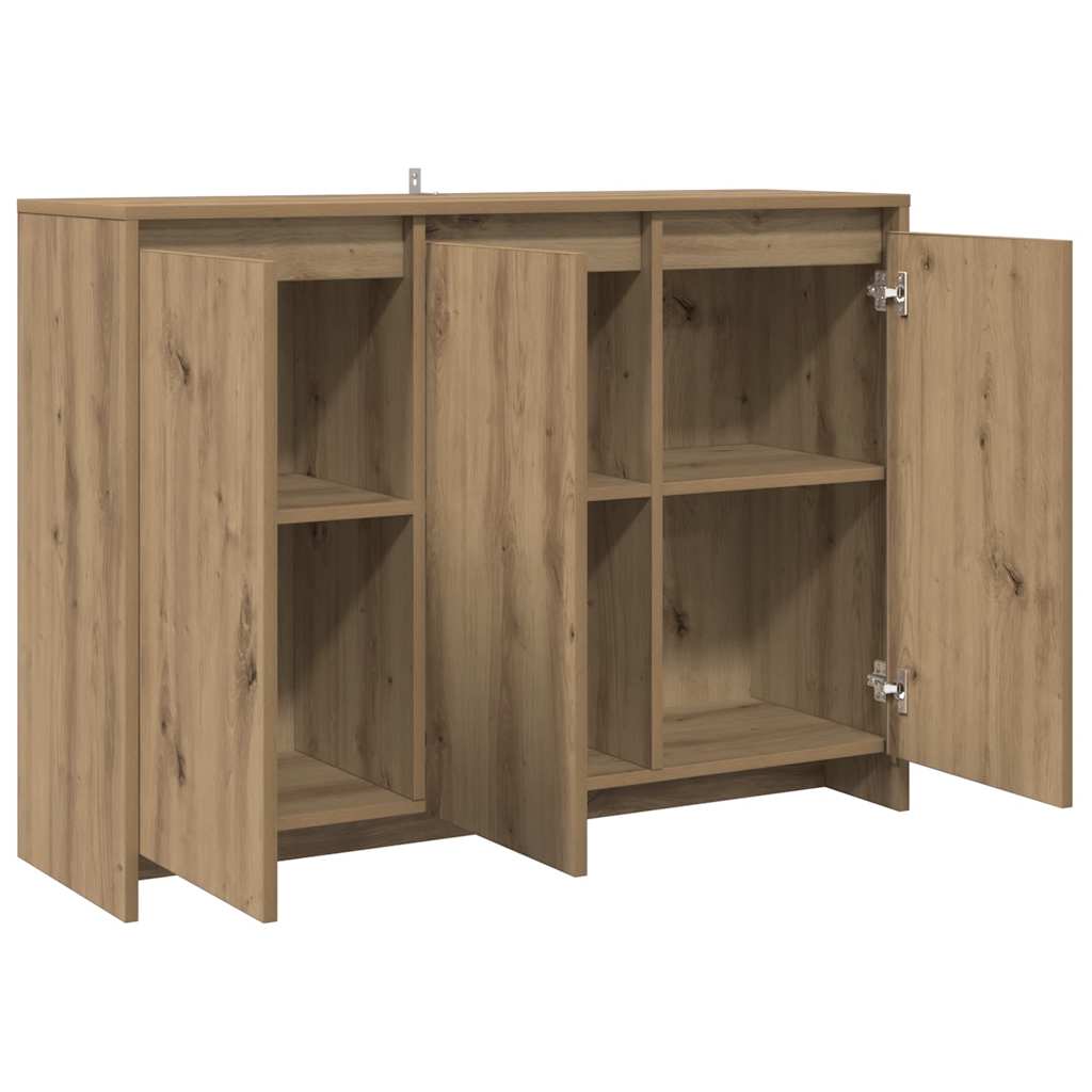 Sideboard Artisan-Eiche 102x33x75 cm Holzwerkstoff
