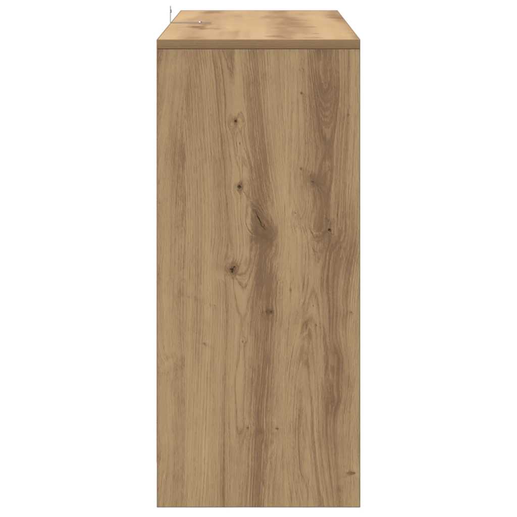 Sideboard Artisan-Eiche 102x33x75 cm Holzwerkstoff