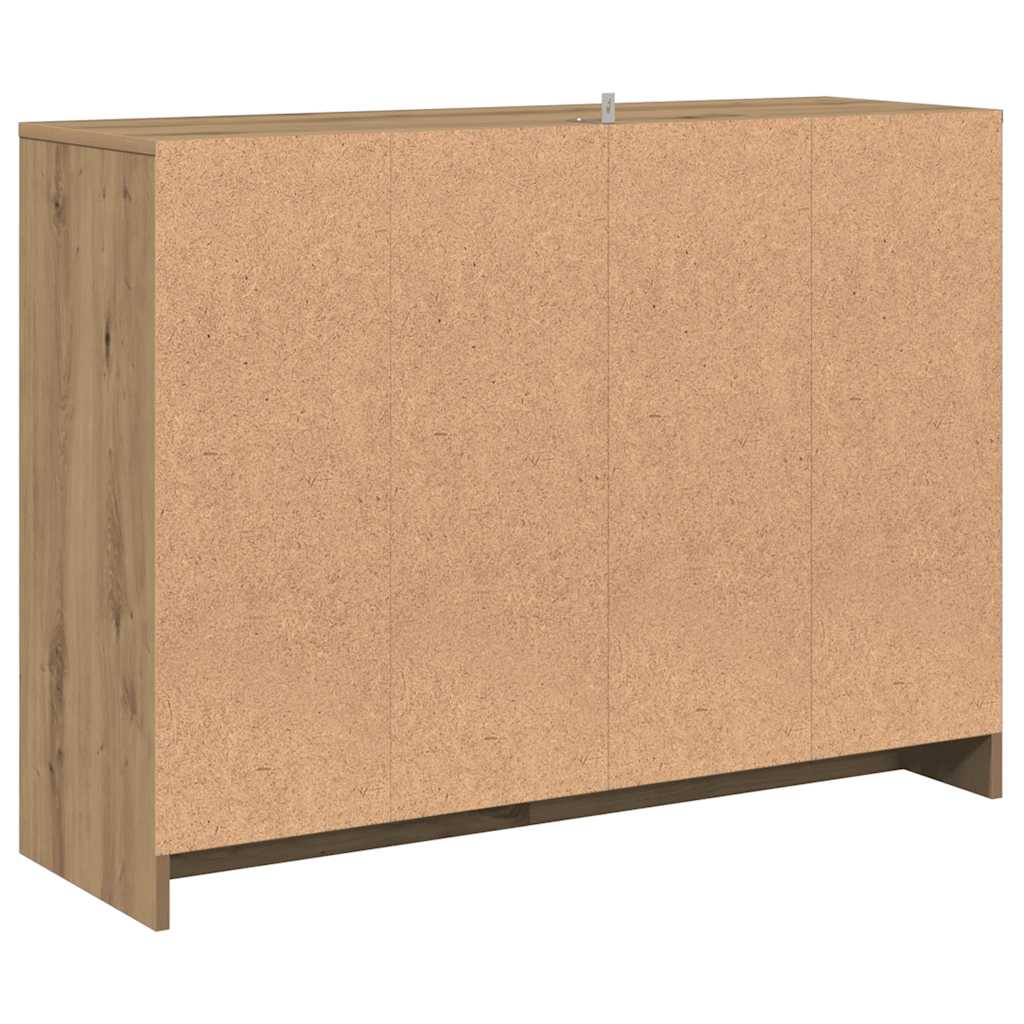 Sideboard Artisan-Eiche 102x33x75 cm Holzwerkstoff