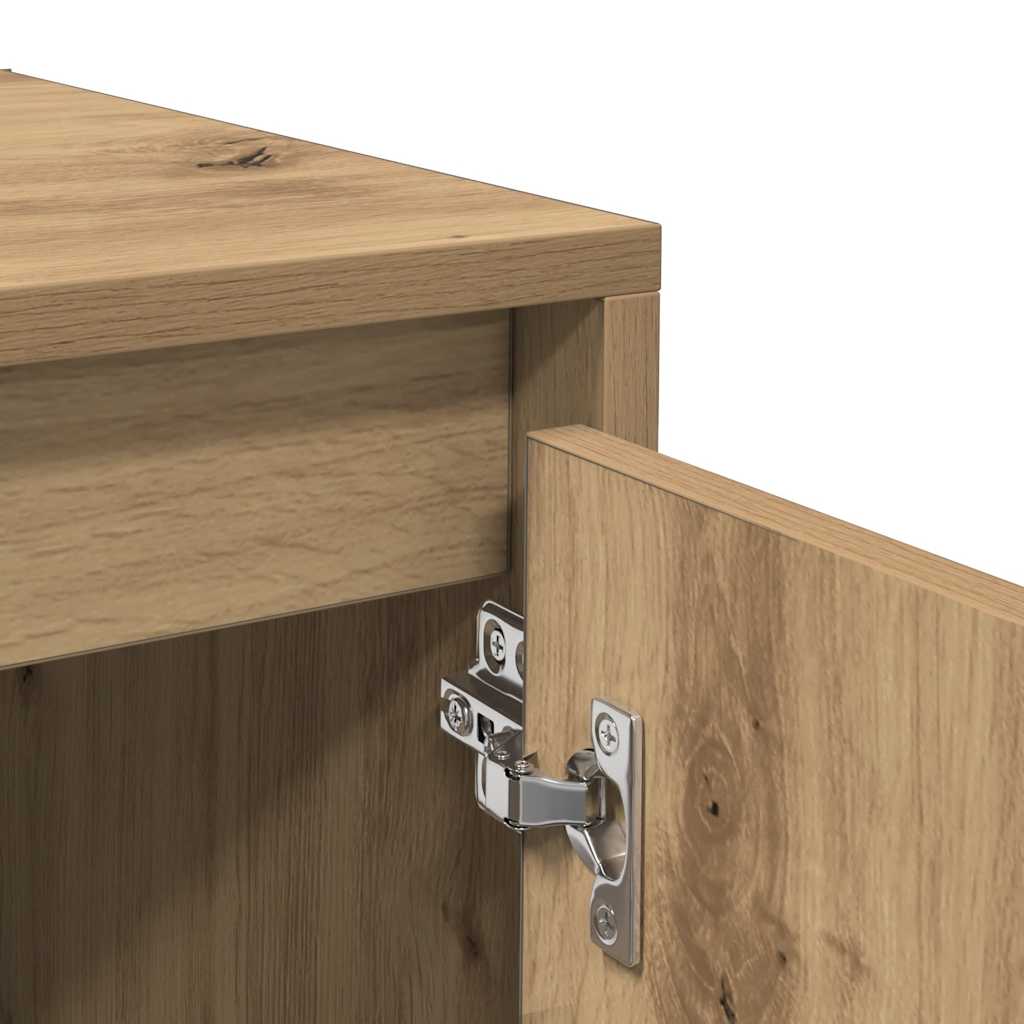 Sideboard Artisan-Eiche 102x33x75 cm Holzwerkstoff