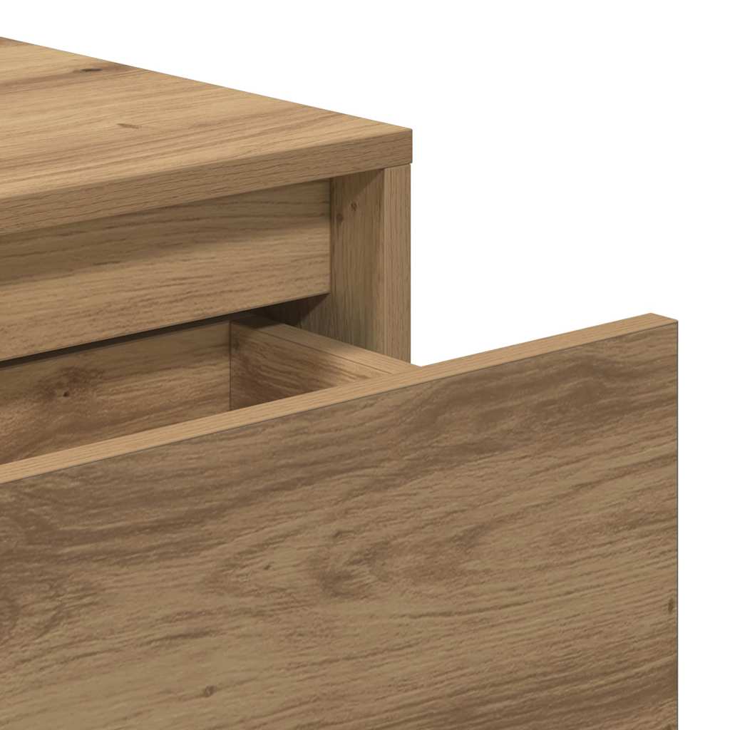 Konsolentisch Artisan-Eiche 100x35x76,5 cm Holzwerkstoff
