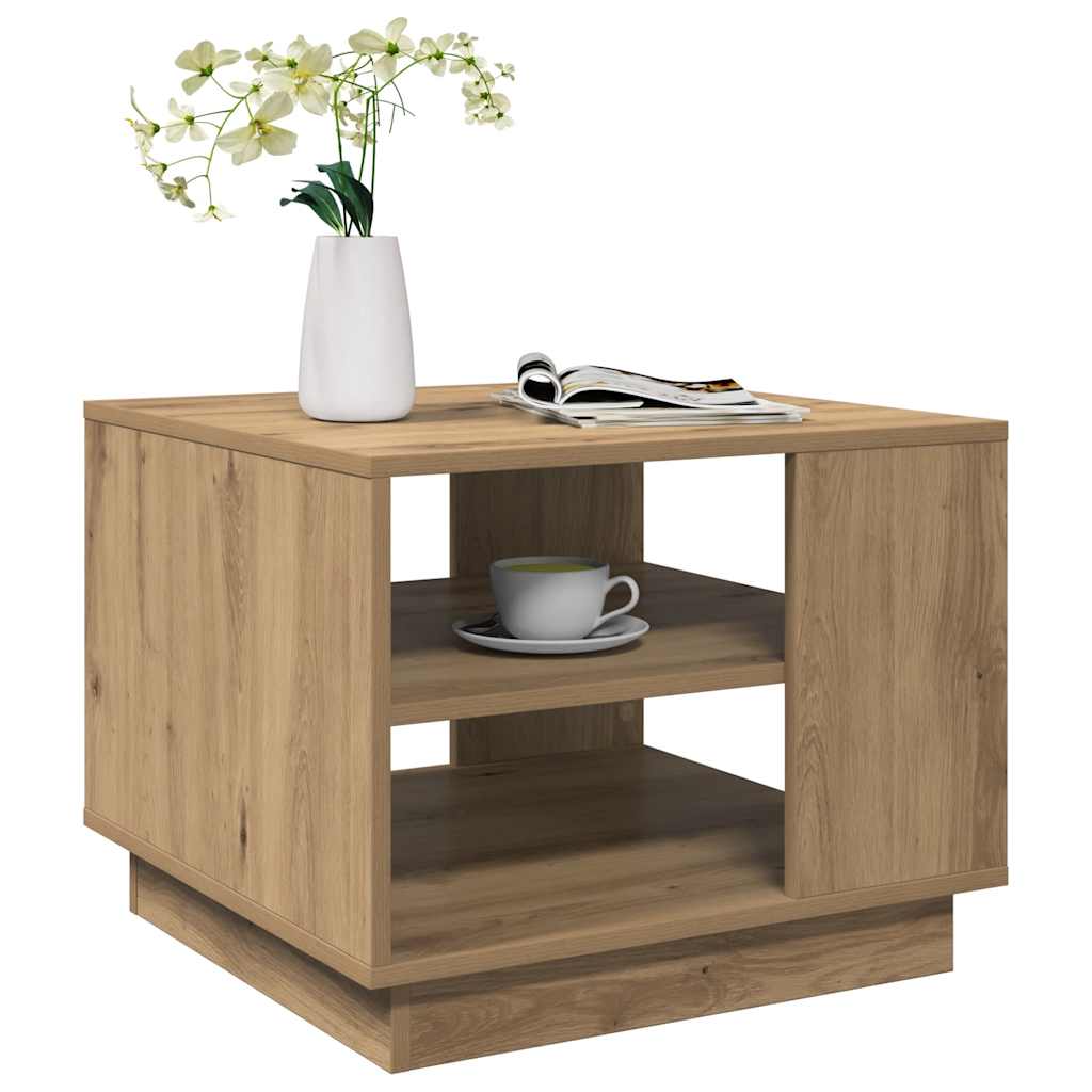 Couchtisch Artisan-Eiche 55x55x42 cm Holzwerkstoff