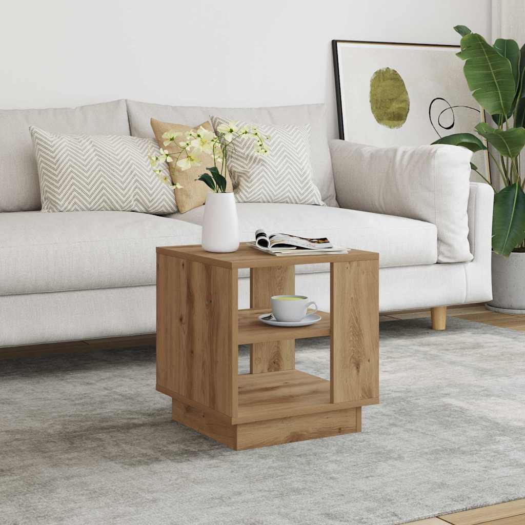 Couchtisch Artisan-Eiche 40x40x43 cm Holzwerkstoff