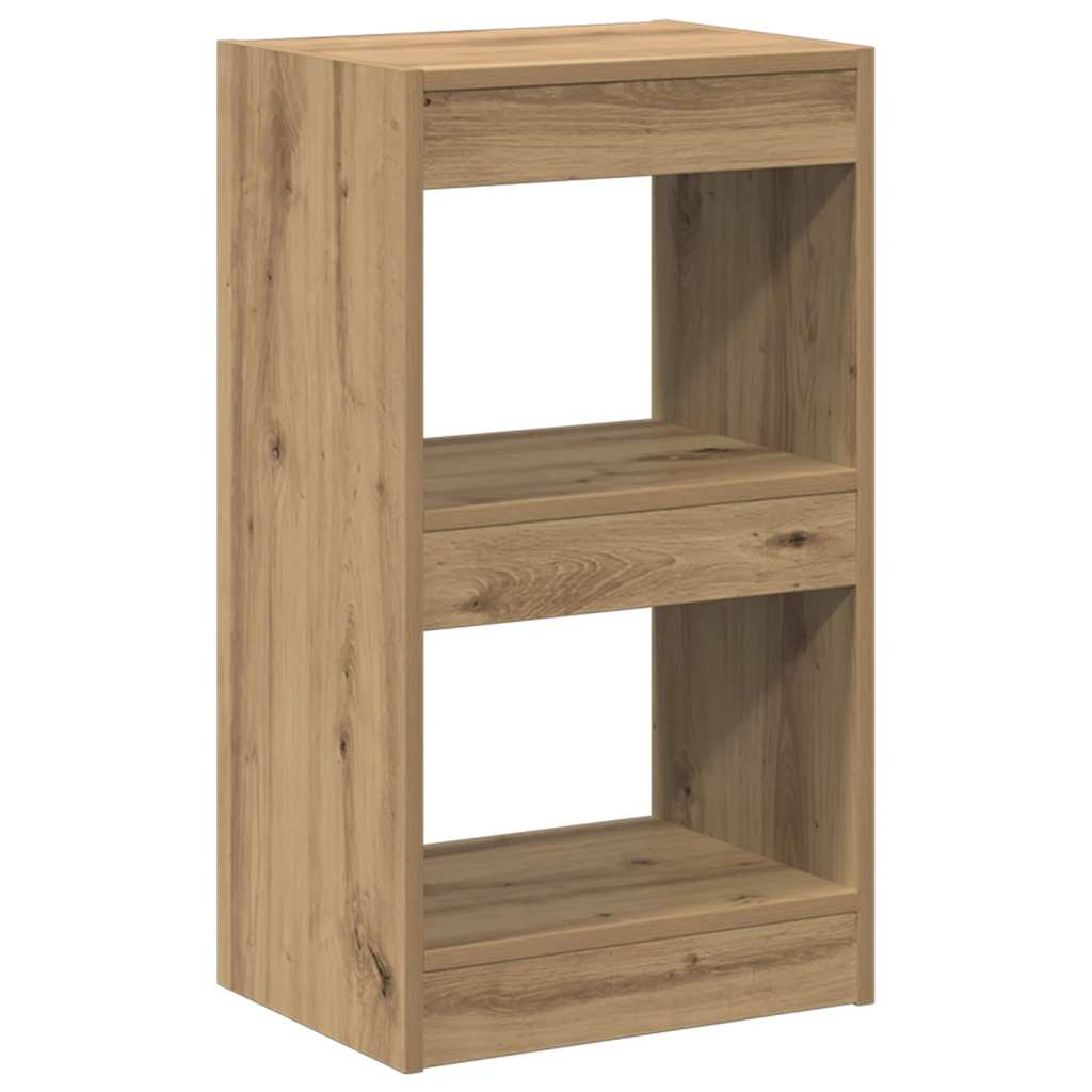 Bücherregal/Raumteiler Artisan-Eiche 40x30x72 cm