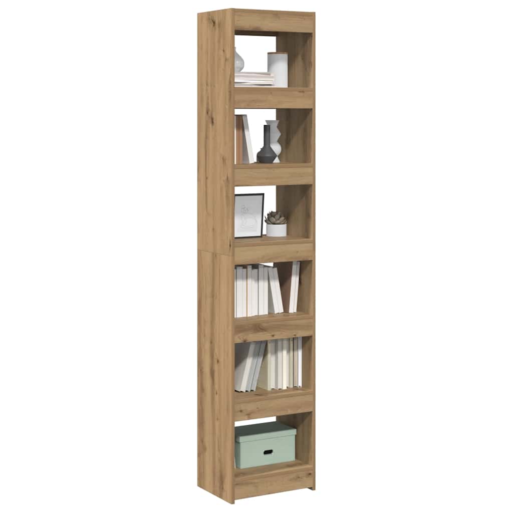 Bücherregal/Raumteiler Artisan-Eiche 40x30x198 cm