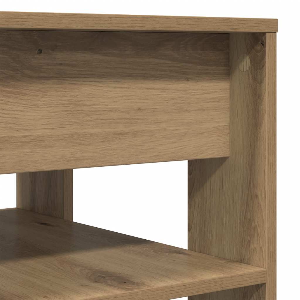 Couchtisch Artisan-Eiche 55,5x55x45 cm Holzwerkstoff