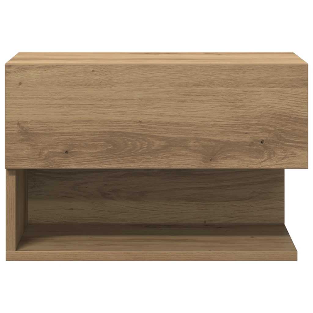 Wand-Nachttische 2 Stk. Artisan-Eiche