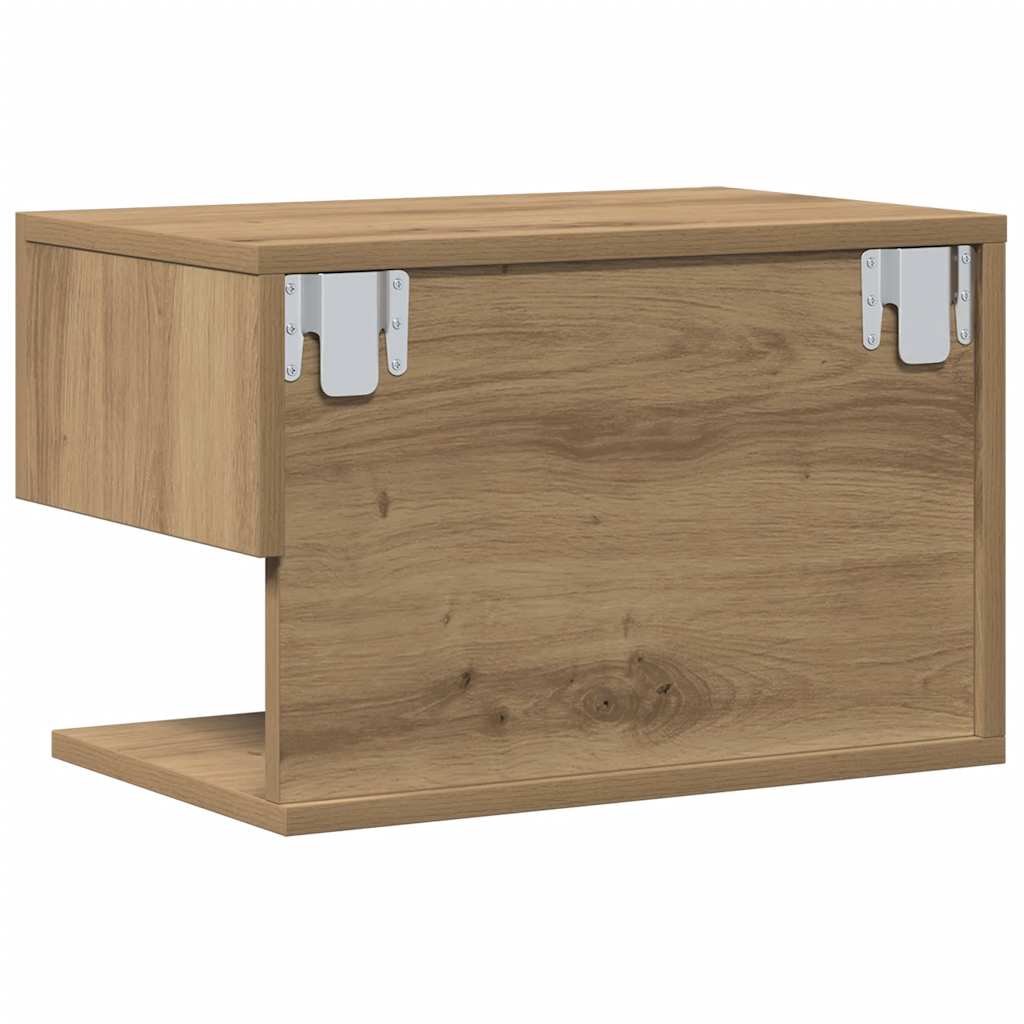 Wand-Nachttische 2 Stk. Artisan-Eiche
