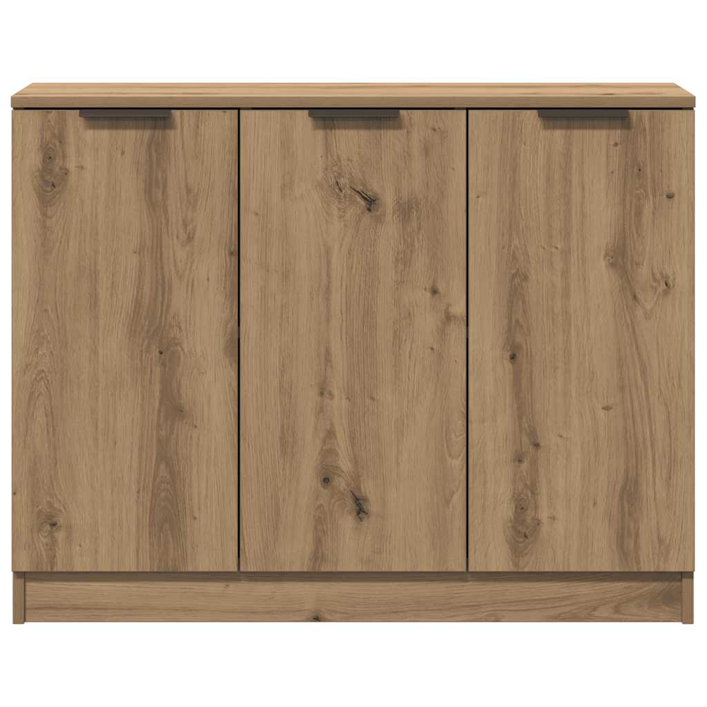 Sideboard Artisan-Eiche 90,5x30x70 cm Holzwerkstoff