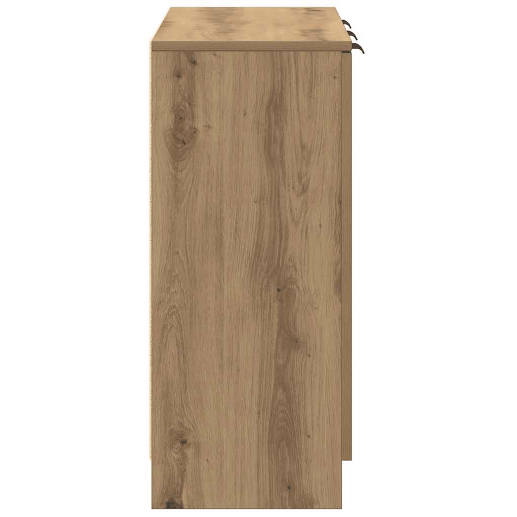 Sideboard Artisan-Eiche 90,5x30x70 cm Holzwerkstoff