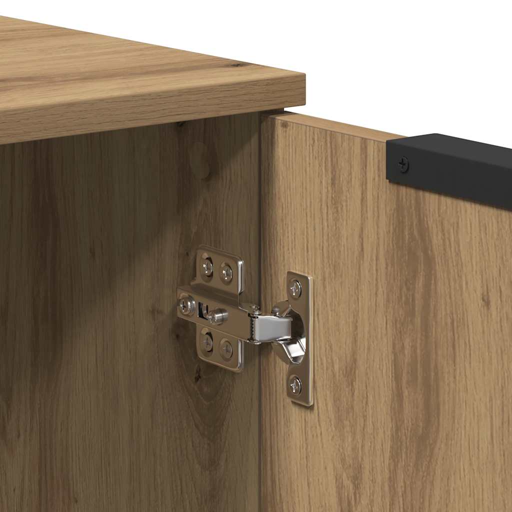 Sideboard Artisan-Eiche 90,5x30x70 cm Holzwerkstoff