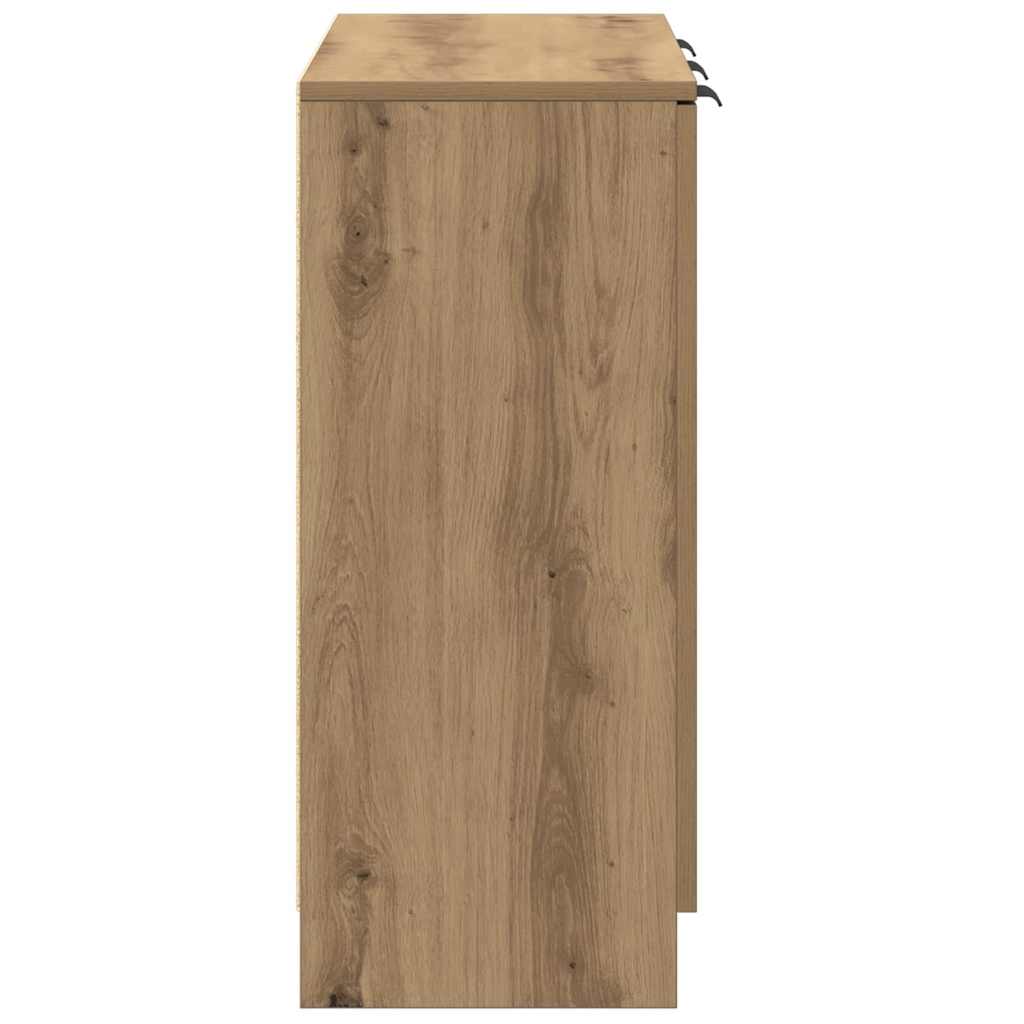 Sideboard Artisan-Eiche 90,5x30x70 cm Holzwerkstoff