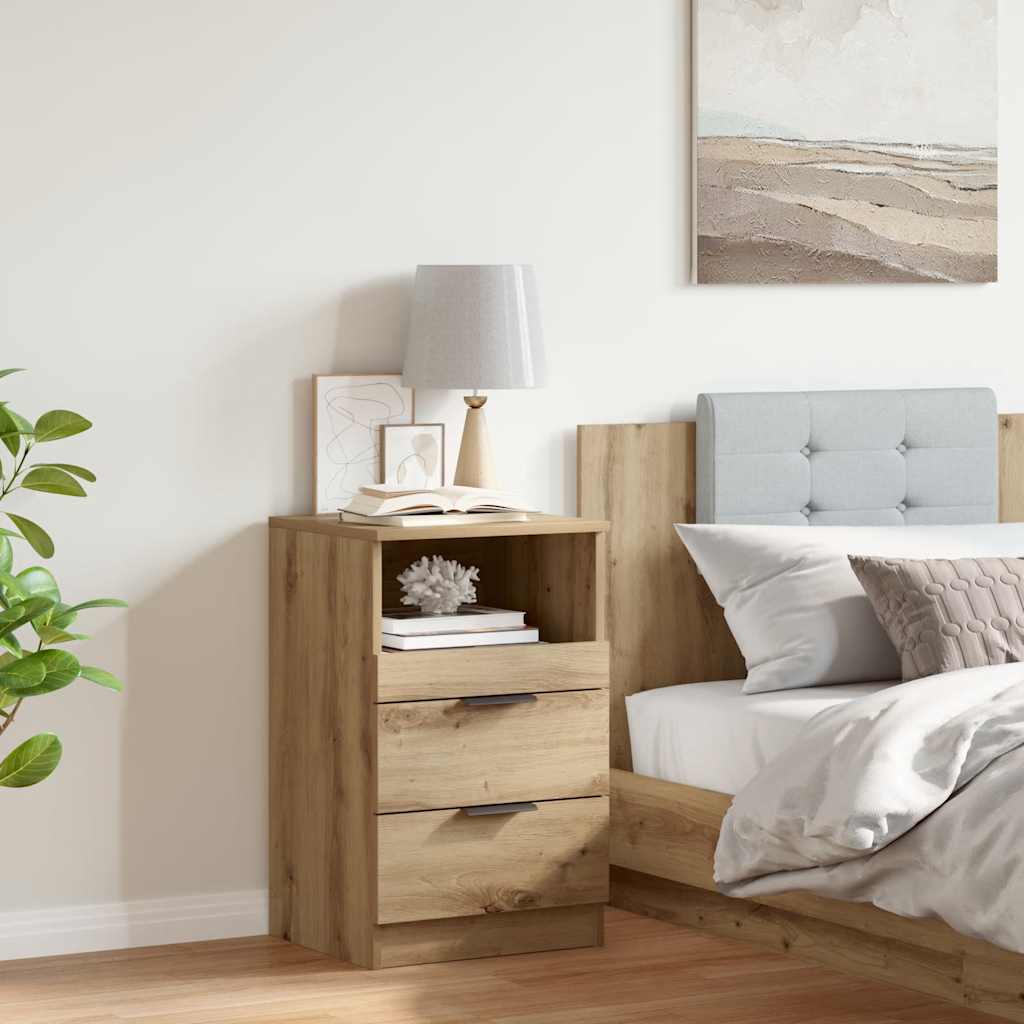 Nachttisch Artisan-Eiche 40x36x65 cm Holzwerkstoff
