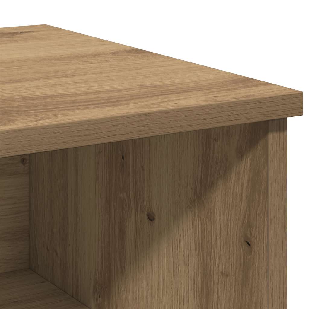 Nachttische 2 Stk. Artisan-Eiche 40x36x65 cm Holzwerkstoff