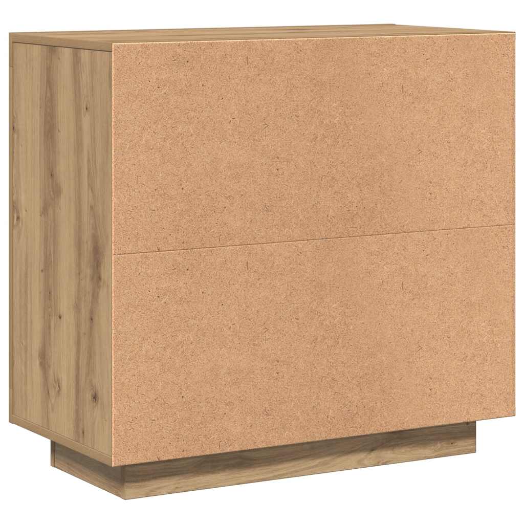 Sideboard Artisan-Eiche 80x40x75 cm Holzwerkstoff