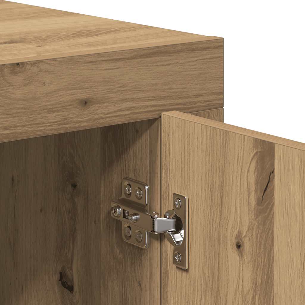 Sideboard Artisan-Eiche 80x40x75 cm Holzwerkstoff
