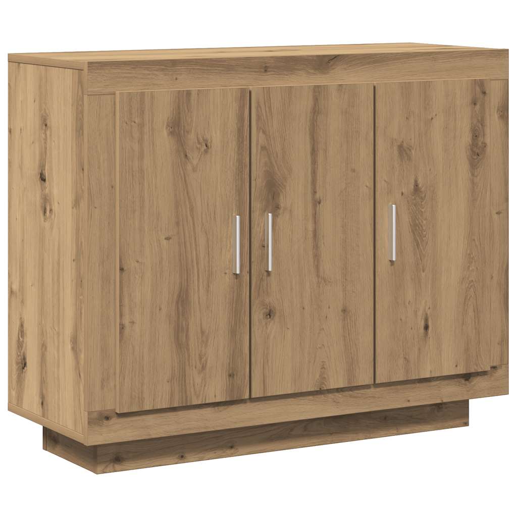 Sideboard Artisan-Eiche 92x35x75 cm Holzwerkstoff