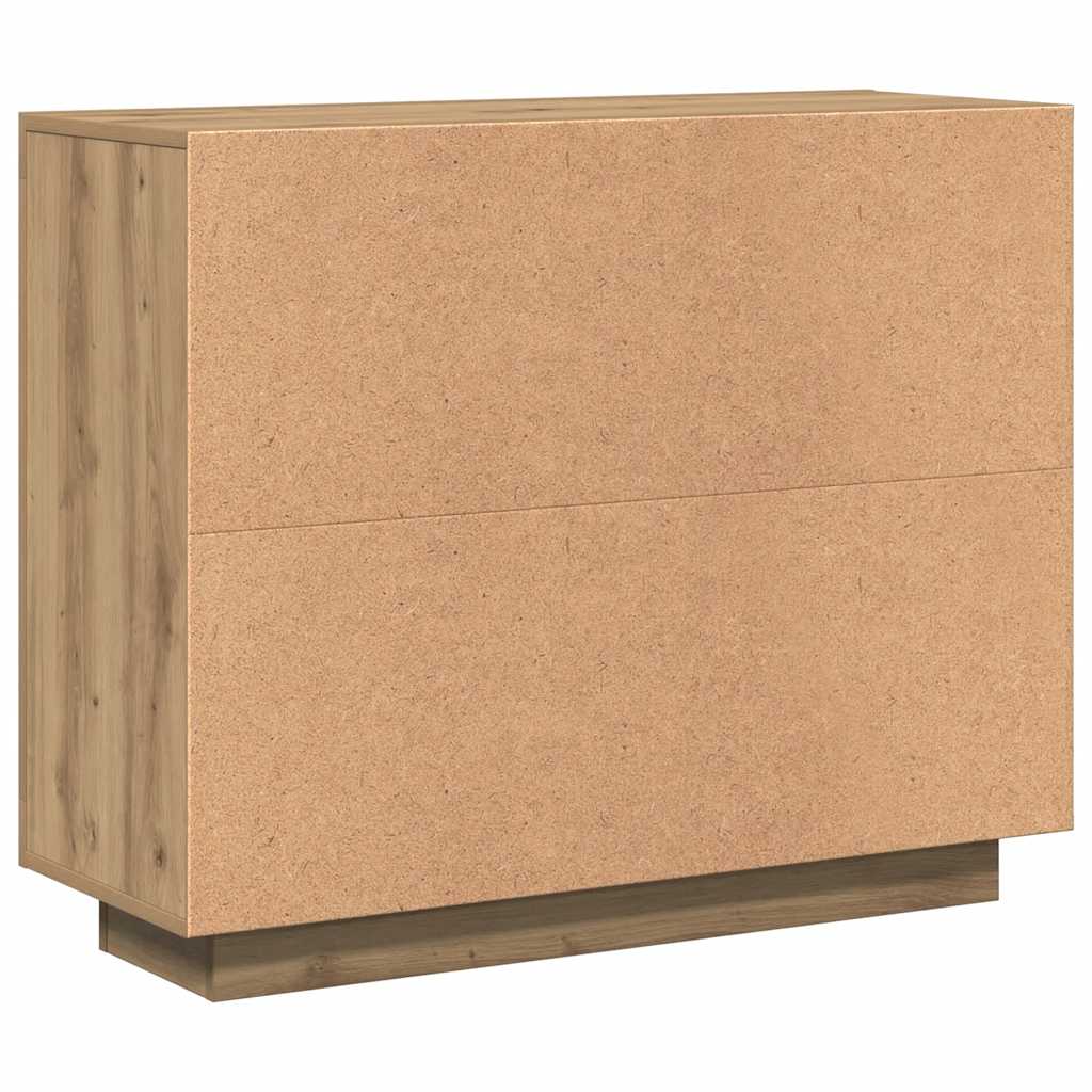 Sideboard Artisan-Eiche 92x35x75 cm Holzwerkstoff