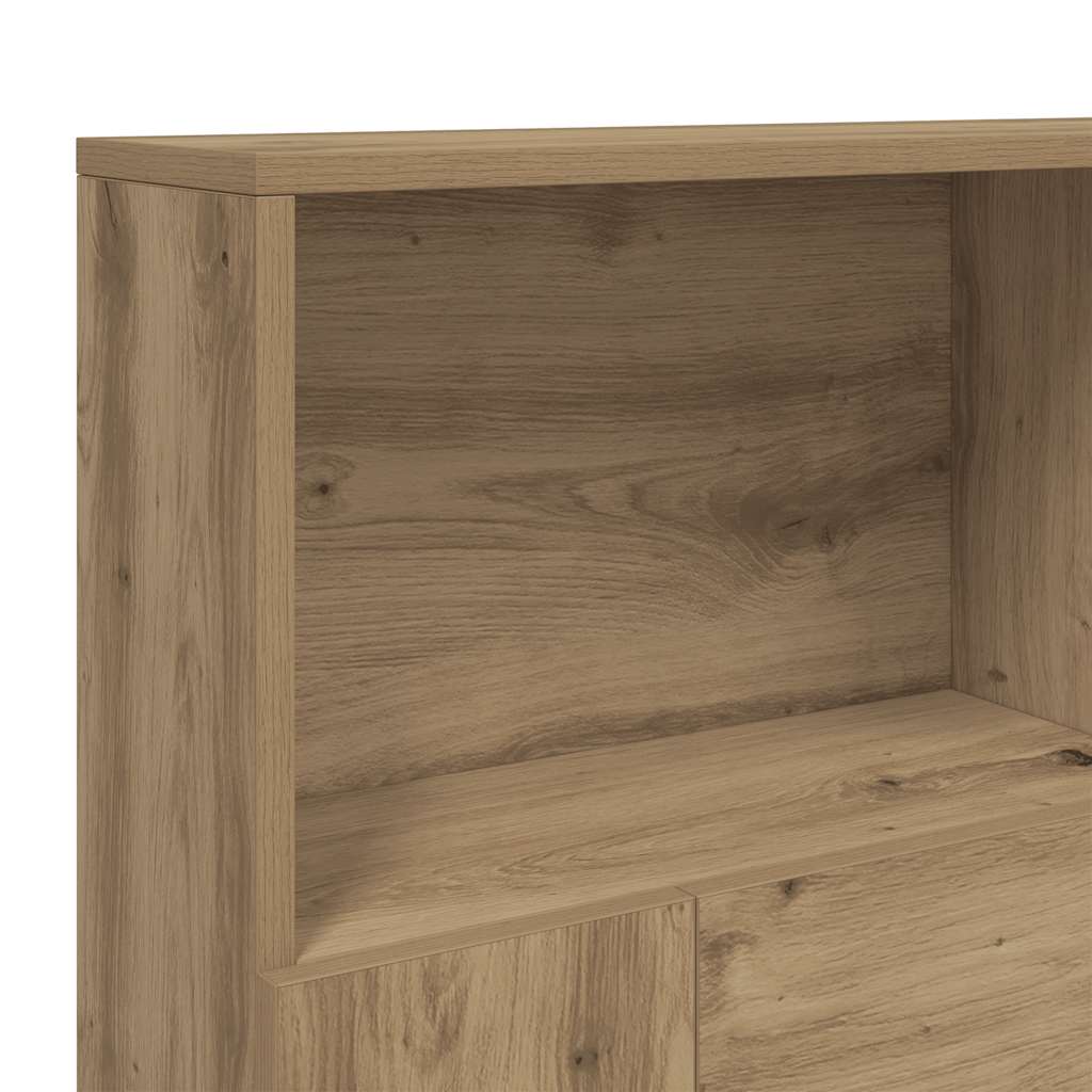 Kopfteilschrank Artisan-Eiche 140 x 19 x 103,5 cm
