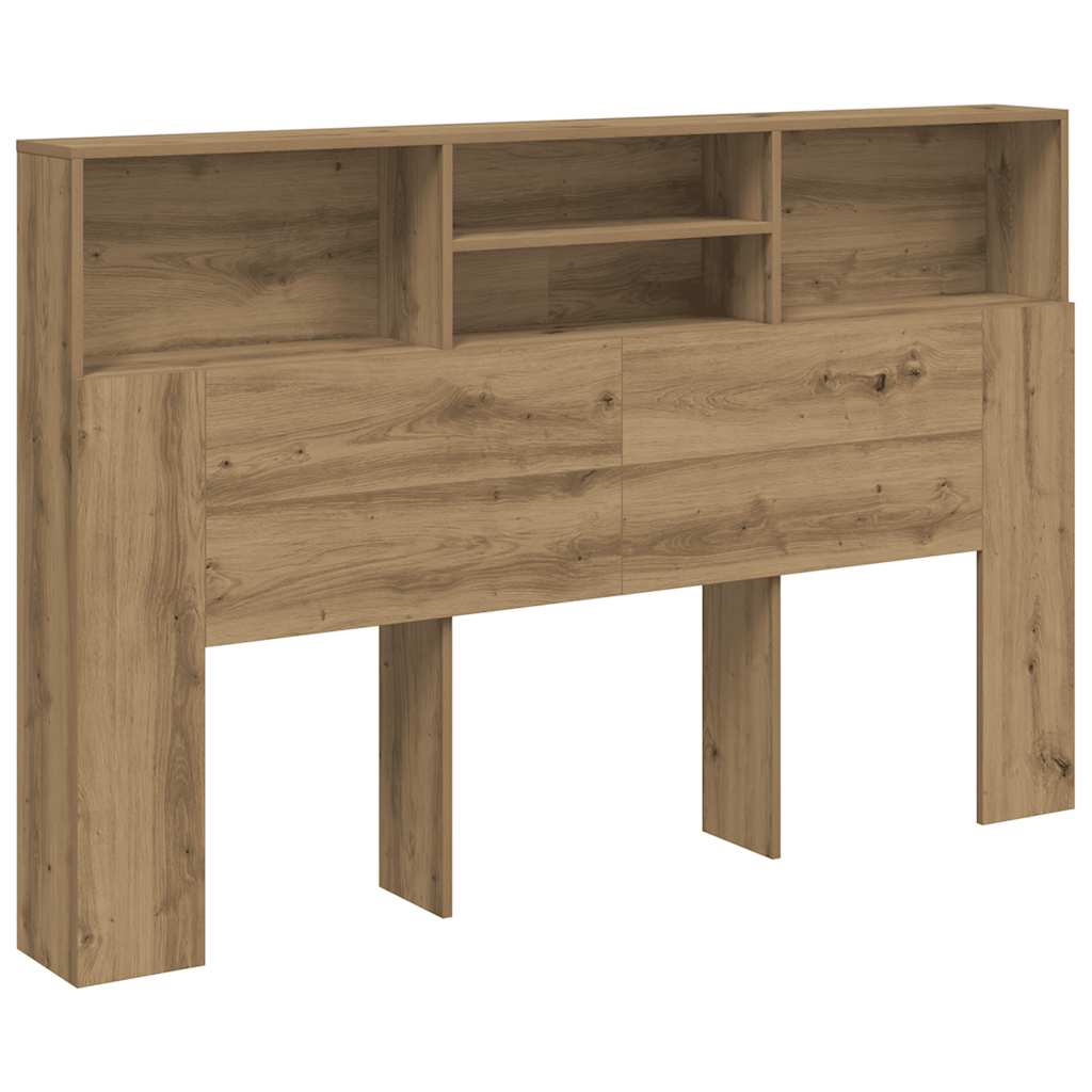 Kopfteil mit Stauraum Artisan-Eiche 160x19x103,5 cm