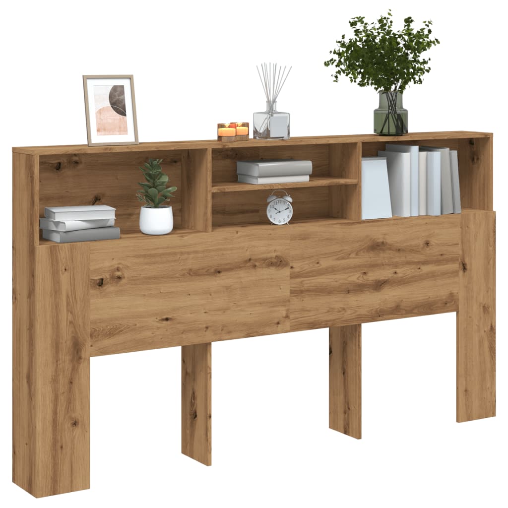 Kopfteilschrank Artisan-Eiche 180 x 19 x 103,5 cm Holzwerkstoff