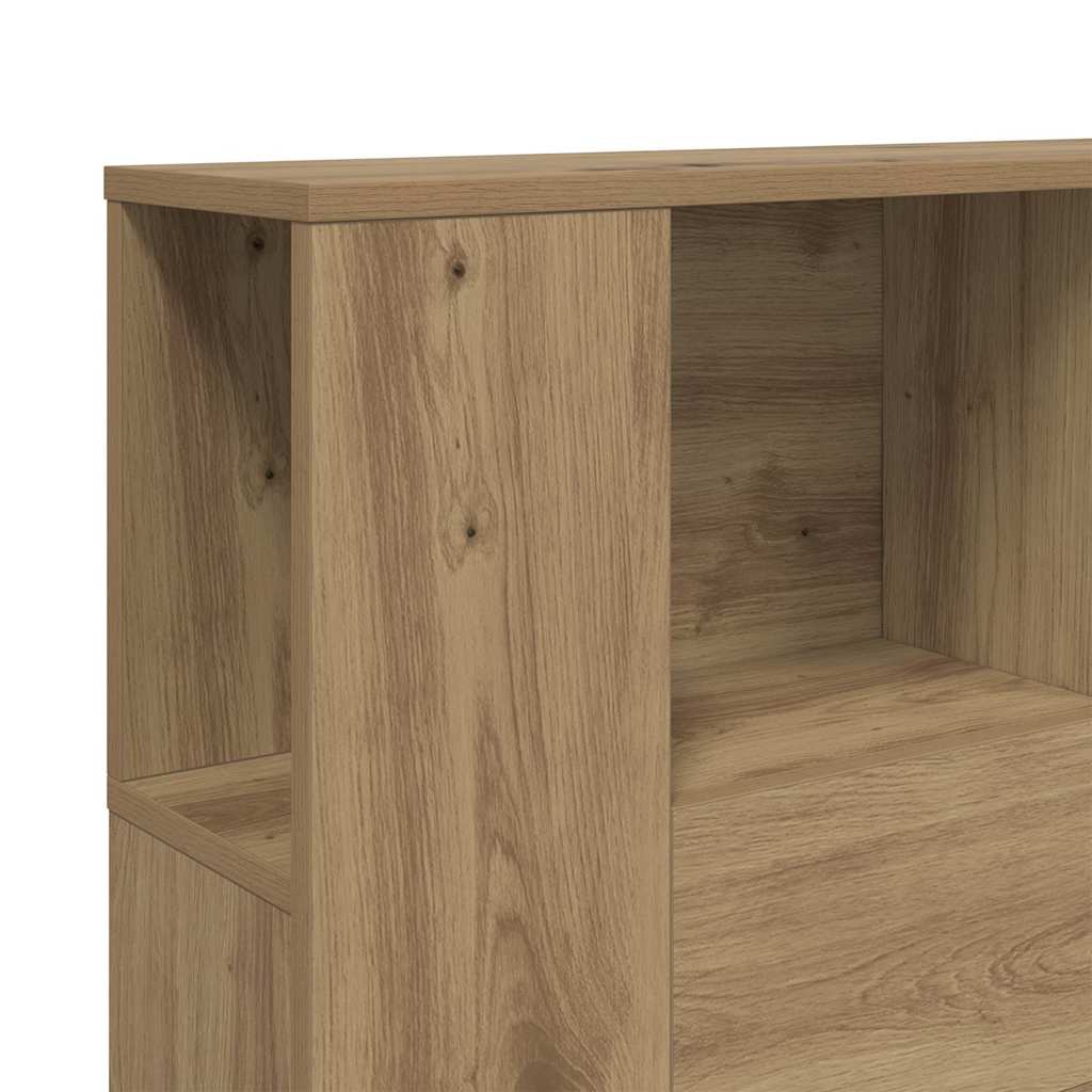 Kopfteilschrank Artisan-Eiche 140x18,5x102,5 cm Holzwerkstoff