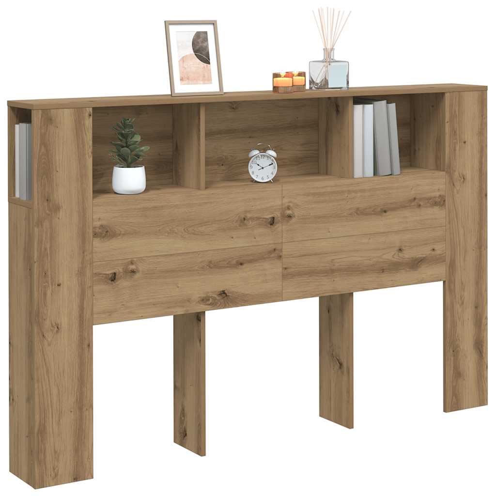 Kopfteilschrank Artisan-Eiche 160 x 18,5 x 103,5 cm Holzwerkstoff