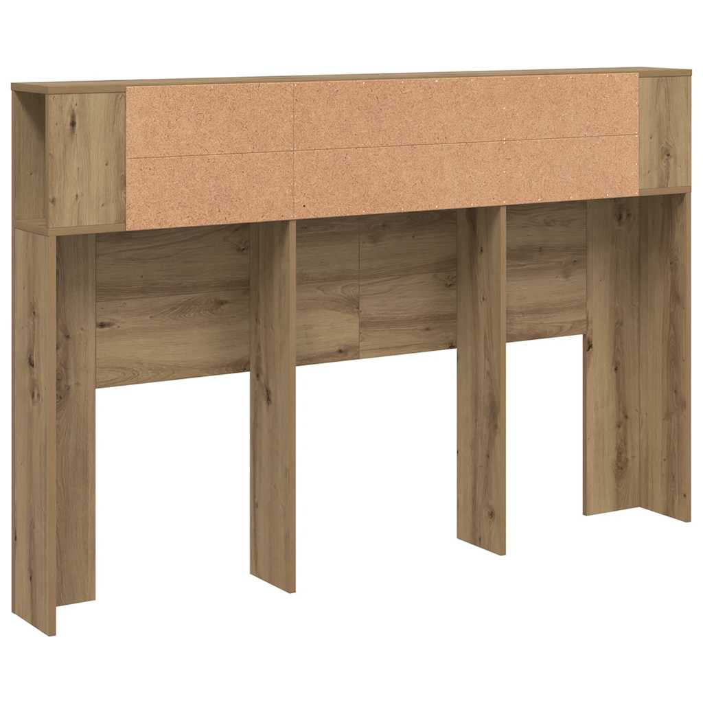 Kopfteilschrank Artisan-Eiche 160 x 18,5 x 103,5 cm Holzwerkstoff