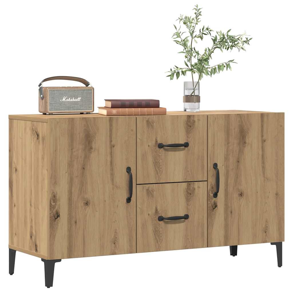 Sideboard Artisan-Eiche 100x36x60 cm Holzwerkstoff
