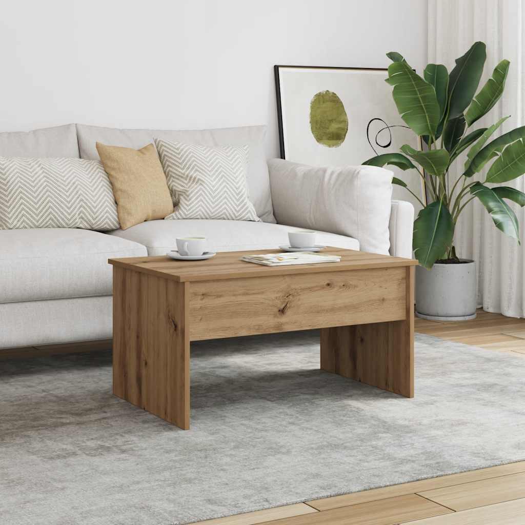 Couchtisch Artisan-Eiche 80x50,5x41,5 cm Holzwerkstoff