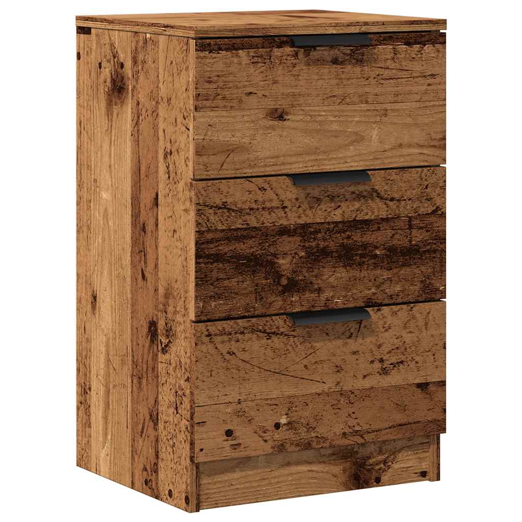 Nachttisch Altholz-Optik 40x36x65 cm Holzwerkstoff