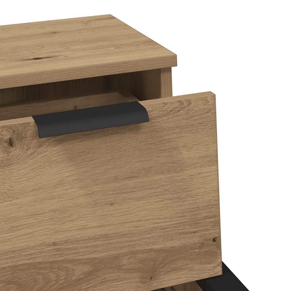 Sideboard Artisan-Eiche 30x30x70 cm Holzwerkstoff
