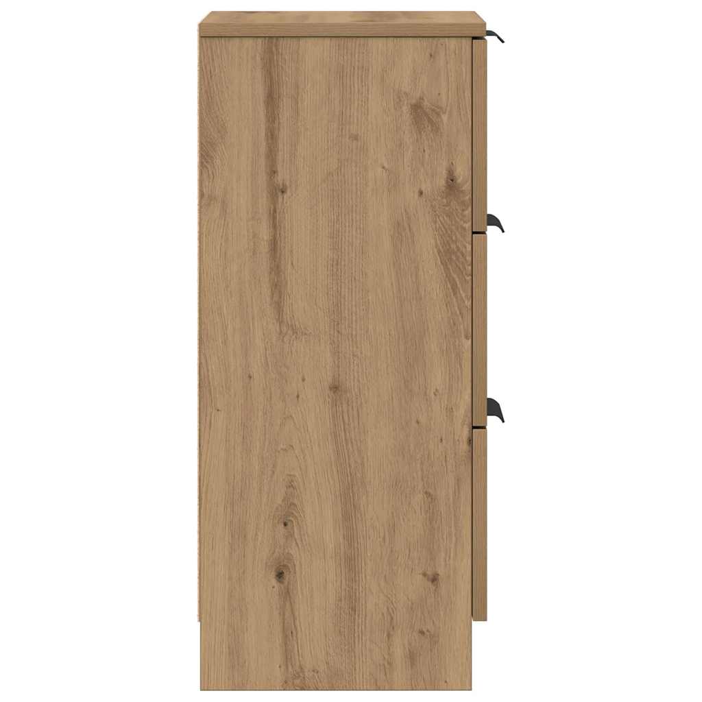 Sideboard Artisan-Eiche 30x30x70 cm Holzwerkstoff