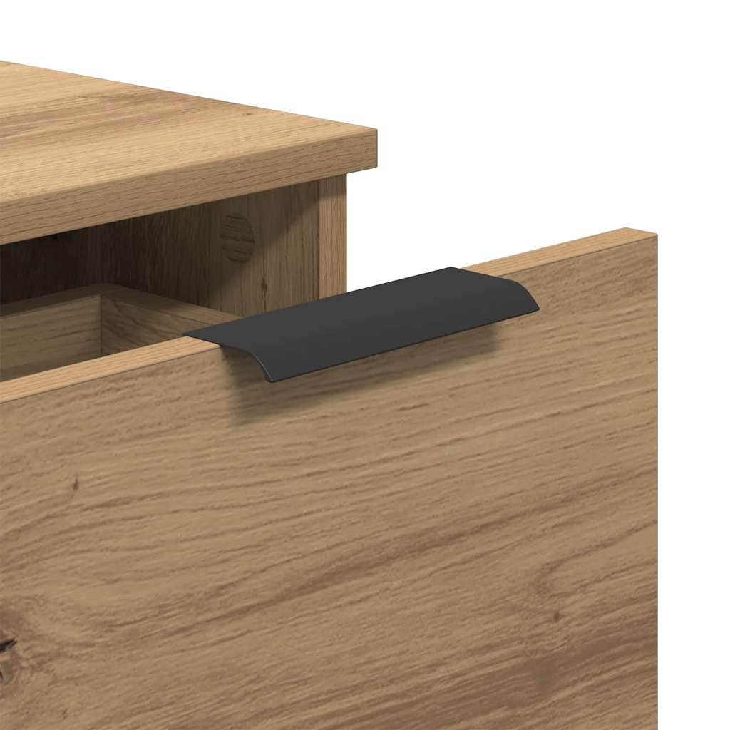 Sideboard Artisan-Eiche 30x30x70 cm Holzwerkstoff
