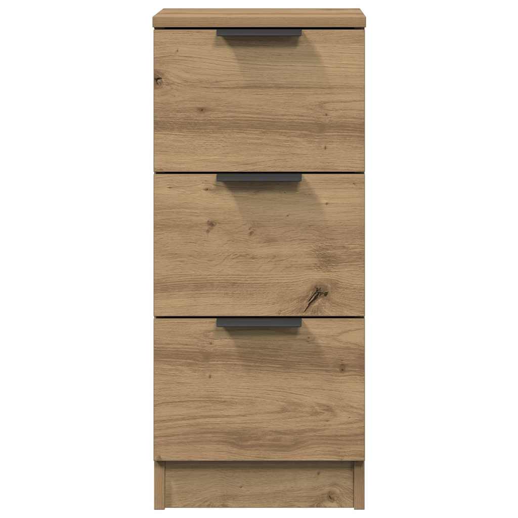 Sideboards 2 Stk. Artisan-Eiche 30x30x70 cm Holzwerkstoff
