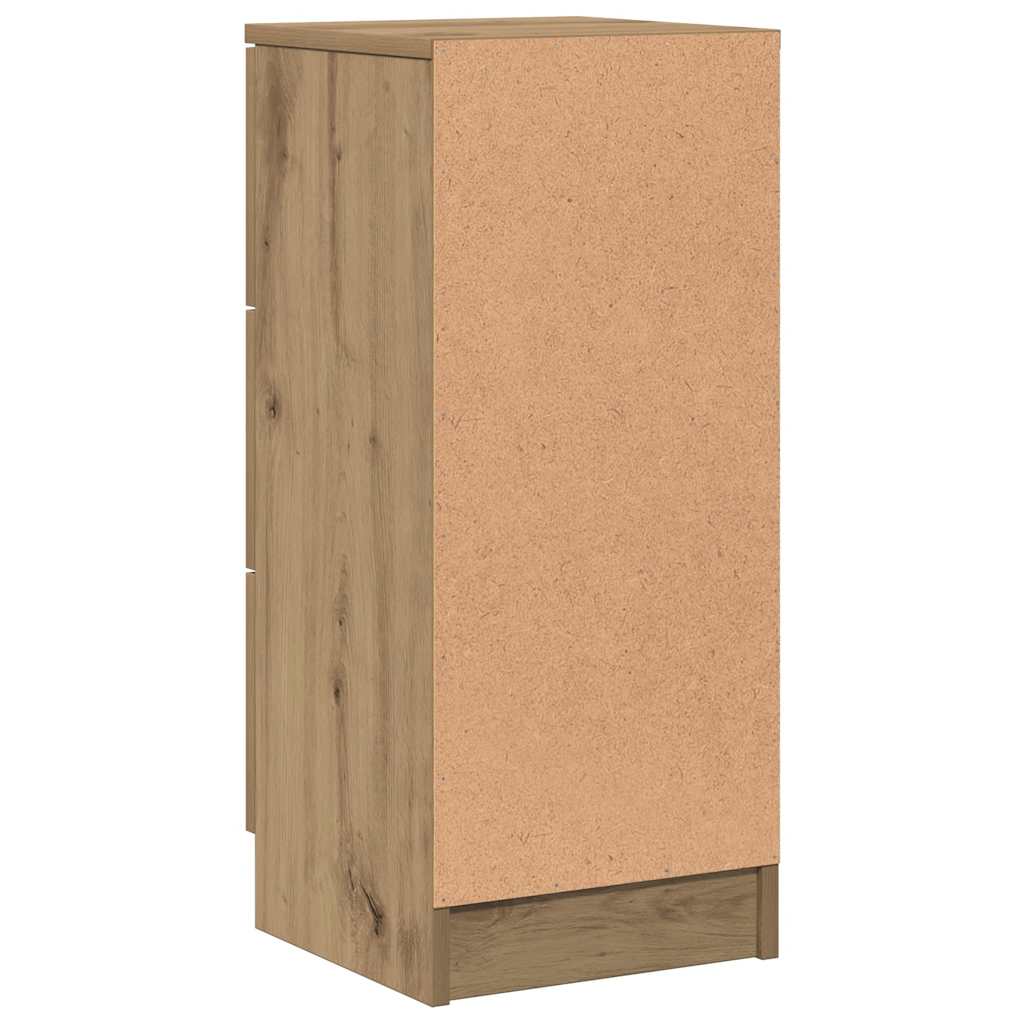 Sideboards 2 Stk. Artisan-Eiche 30x30x70 cm Holzwerkstoff