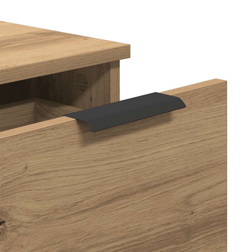 Sideboards 2 Stk. Artisan-Eiche 30x30x70 cm Holzwerkstoff