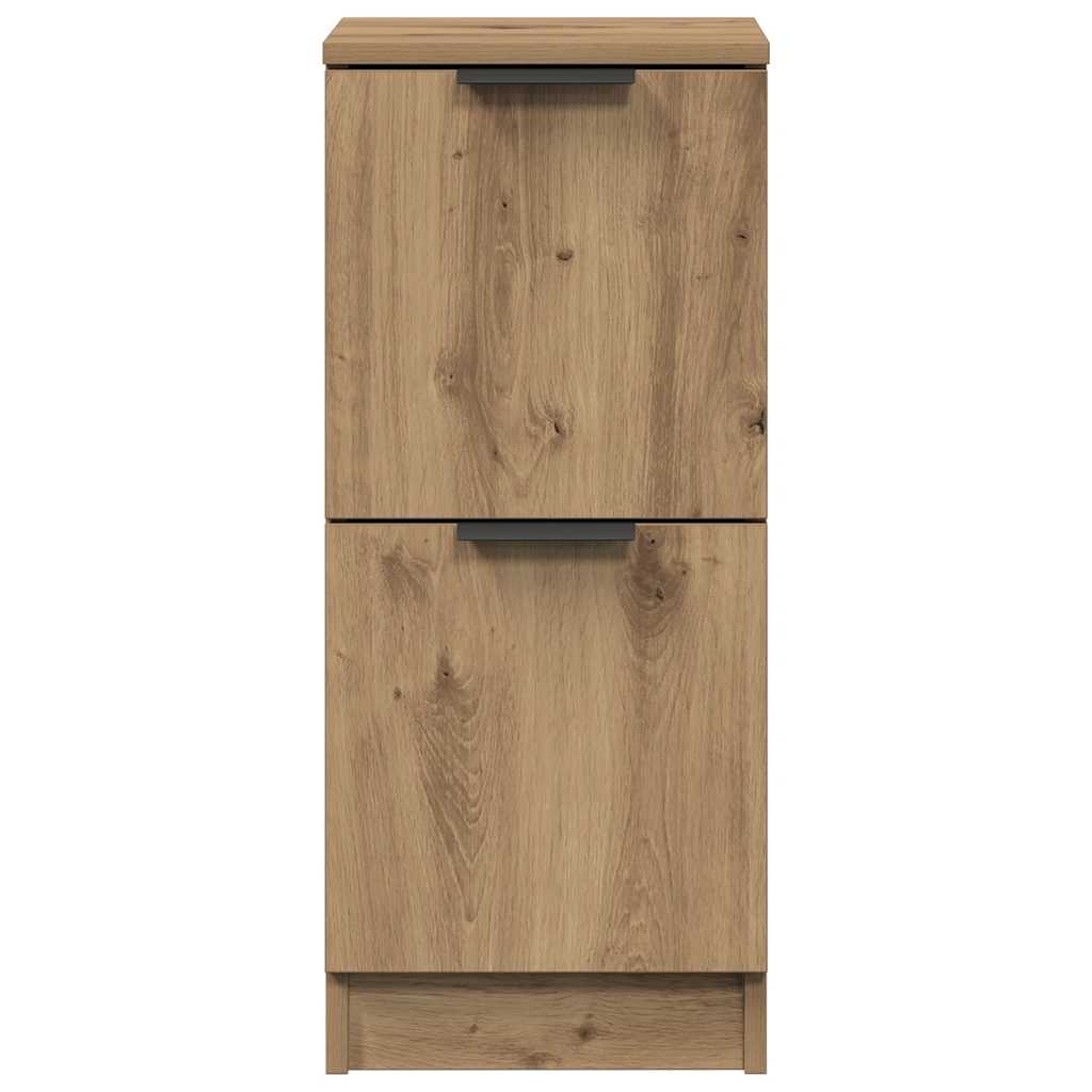 Sideboards 2 Stk. Artisan-Eiche 30x30x70 cm Holzwerkstoff