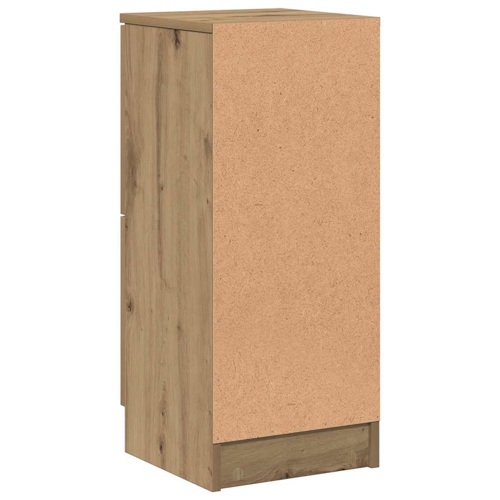 Sideboards 2 Stk. Artisan-Eiche 30x30x70 cm Holzwerkstoff
