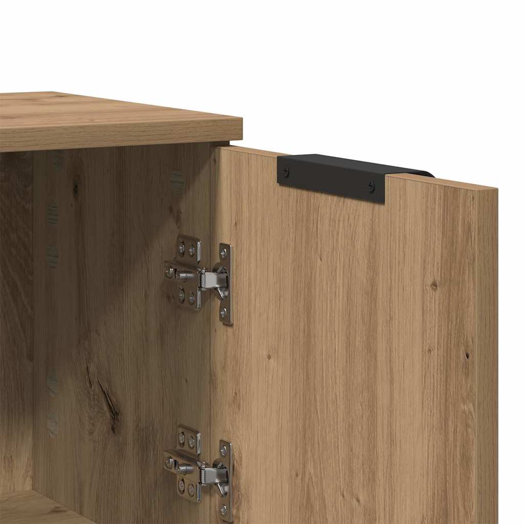 Sideboards 2 Stk. Artisan-Eiche 30x30x70 cm Holzwerkstoff