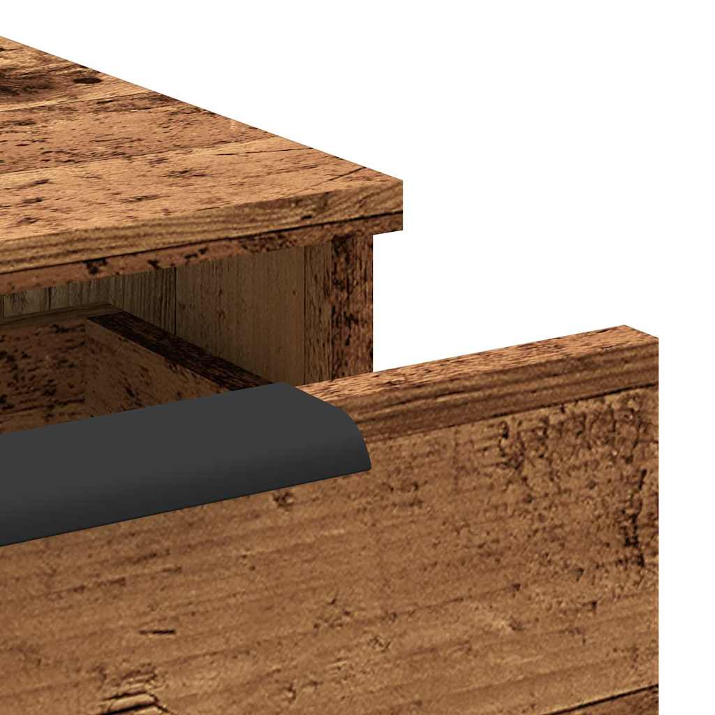 Wandschrank Altholz-Optik 68x30x20 cm Holzwerkstoff